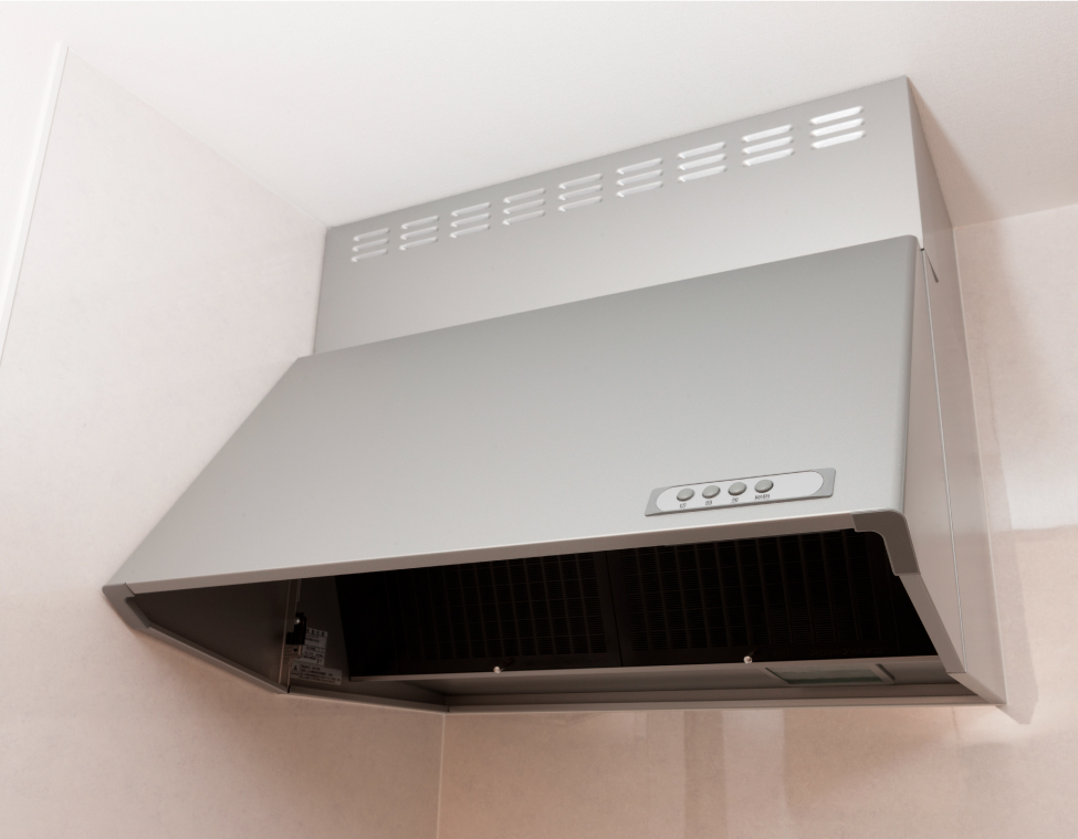 自動洗浄機能付きレンジフード