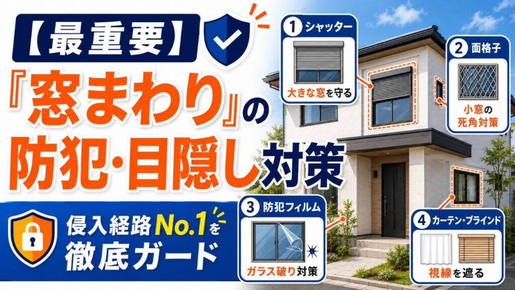 新築建売の防犯対策！入居前に必須のオプション工事とはオプション工事 